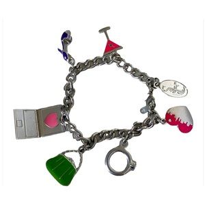 Sex and the City silver Charm bracelet